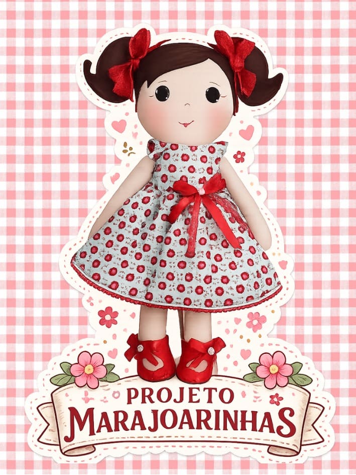 Flyer do lançamento do Projeto Marajoarinhas com informações do evento